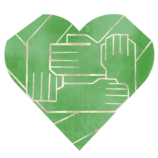 Image description: A green logo on a white background, in the shape of pandan leaves folded into a heart shape, the ends of the leaves meet in the middle in the shape of four hands with fingertips resting on each other. Logo created by professional licensed creator or retailer wall decor and illustration, Pearl Lee. She can be contacted via both links below: Instagram.com/pearlleehome linktr.ee/pearlleehome She is also an auxiliary member of Pandan Leaf Collective and will continue to sing-songwriter in the future.